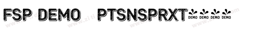FSP DEMO   PTSnsPrxt字体转换